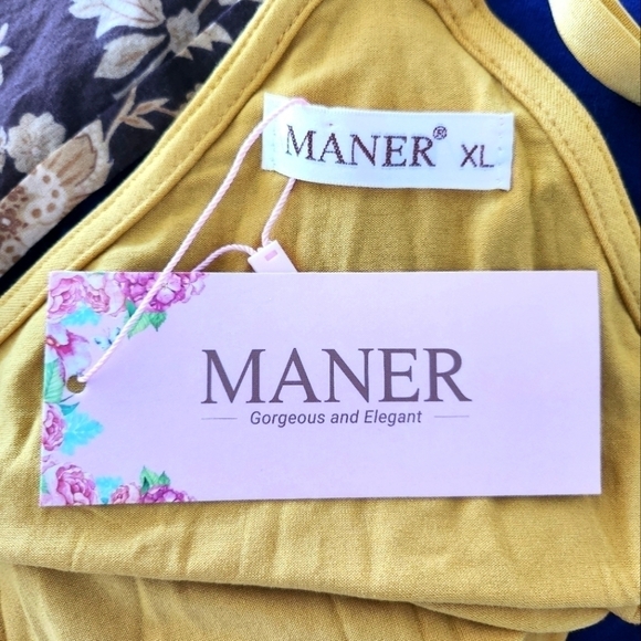 Maner womens gold sequin tank top size X-Large - Picture 4 of 9